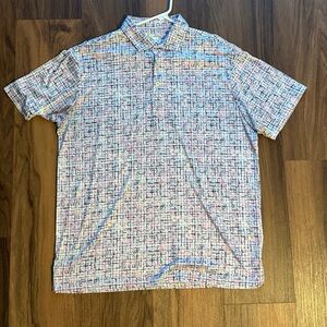 Tailorbyrd Men's Checkered Golf Polo